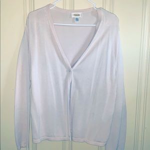 Talbots Blush Pink Silk Cardigan
